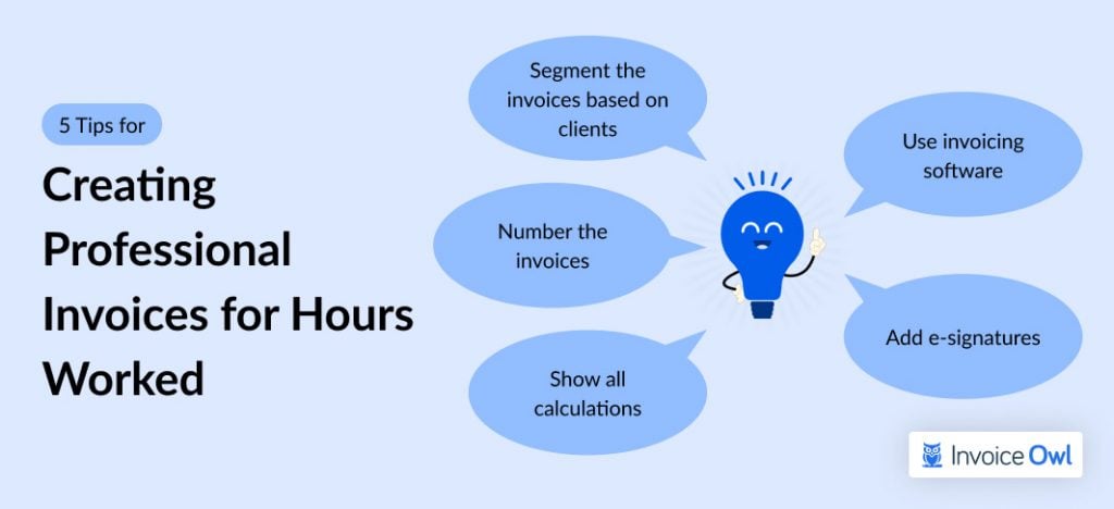 5 Tips for Creating Professional Invoices for Hours Worked