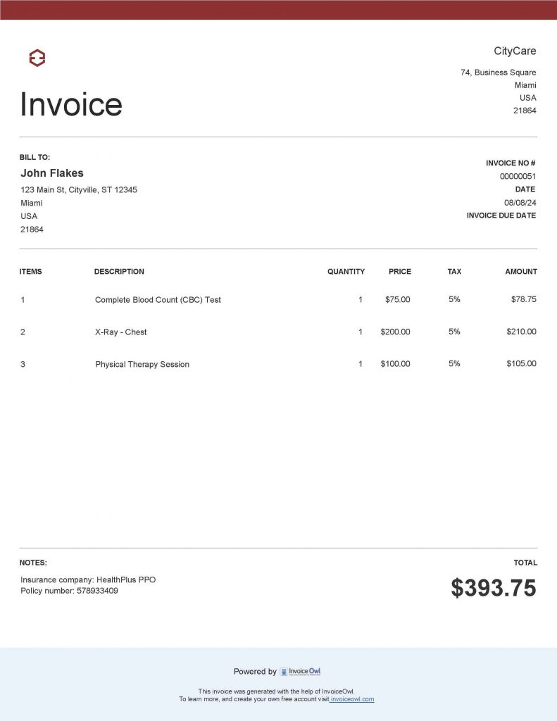 itemized-invoice-template