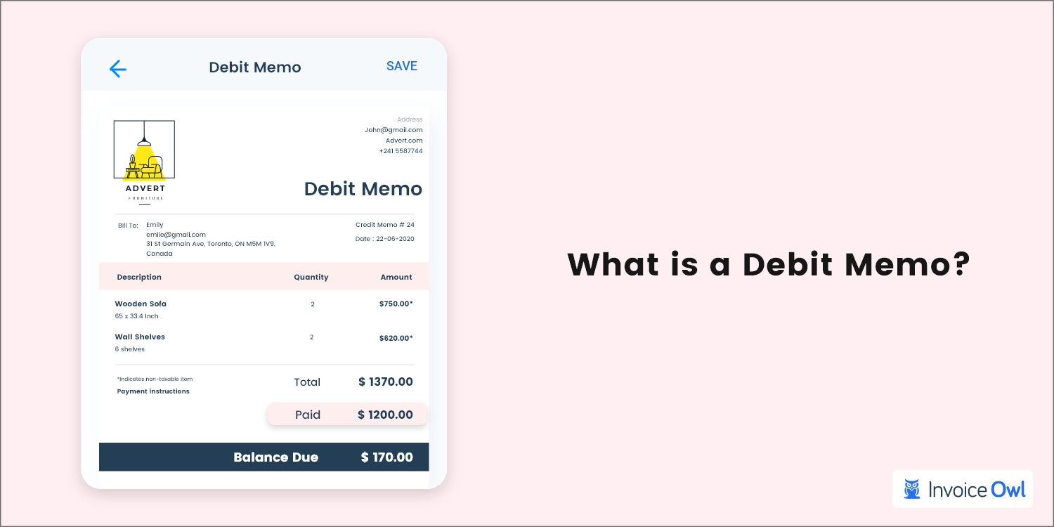 What Is A Debit Memo Types Uses And Examples