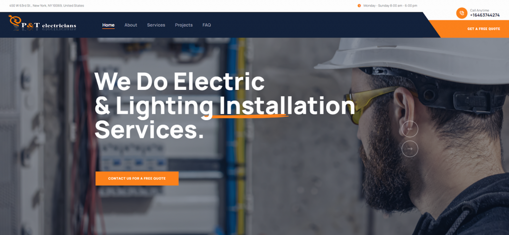 Electric and lighting installation services