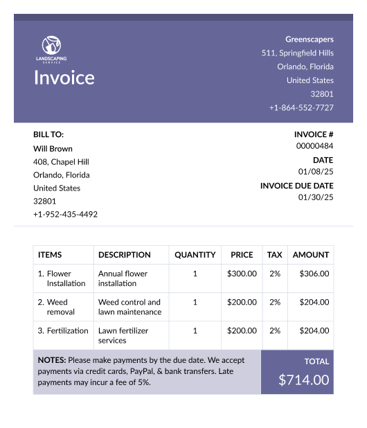 Invoice